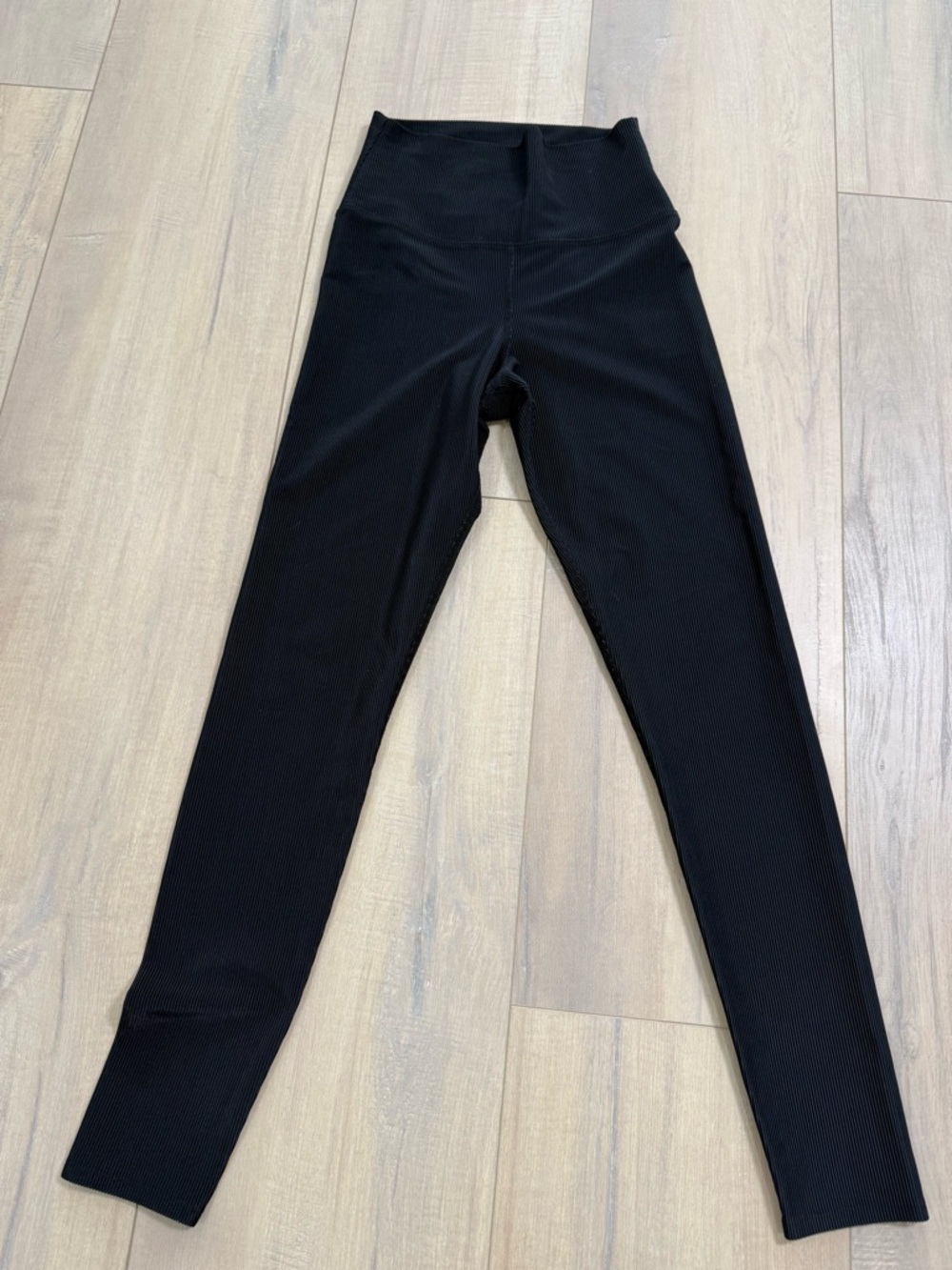 Beach Riot Black High-Waist Ribbed Leggings - Picture 2 of 6